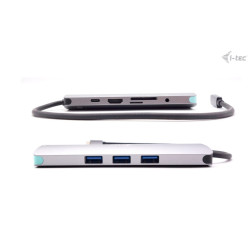 i-tec USB-C Metal Nano Docking Station 4K HDMI LAN, Power Delivery 100 W + Charger 100 W (bundle)