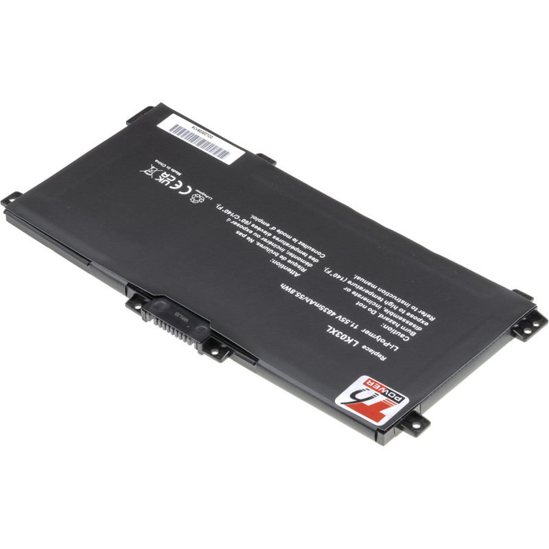 Batérie T6 Power pre HP Envy 15-bp000, 15-cn000, 17-ae000 x360 séria, 4835mAh, 55Wh, 3cell, Li-pol