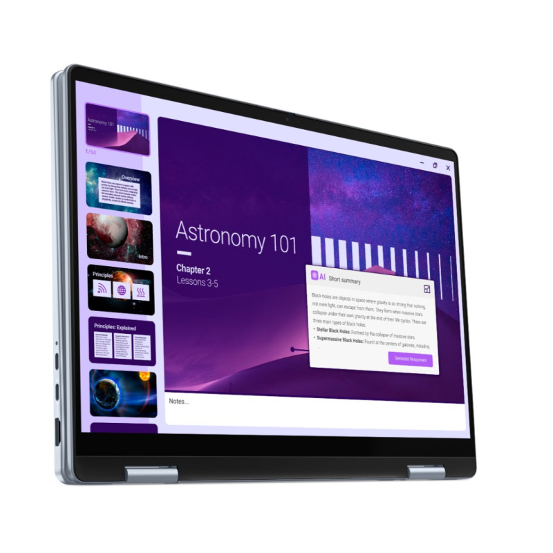 Dell 14 Plus 2-in-1/DB04250/U7-256V/14''/WUXGA/T/16GB/512GB/Arc 140V/W11H/Silver/1R