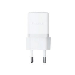 NONAME - Baseus Palm Fast Nabíjačka USB-C 20W + Dátový Kabel USB-C/USB-C 1m White