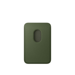 APPLE - iPhone FineWoven Wallet with MS – Moss / SK