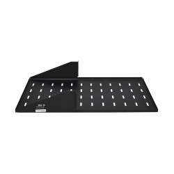 EATON - Polica pevná SmartRack 2U, nosnosť 45kg, hĺbka 546mm, montáž na stred, odvetrávaná