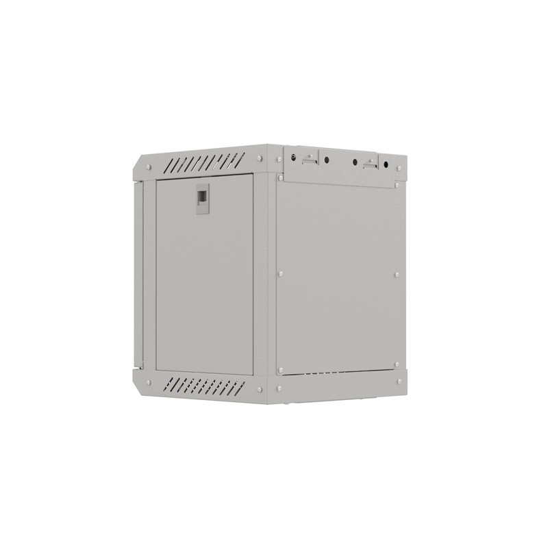 LANBERG RACKOVÁ SKRIŇA 10'' NÁSTENNÁ 6U/300X300 (FLAT PACK) S PRESKLENÝMI DVERAMI ŠEDÁ