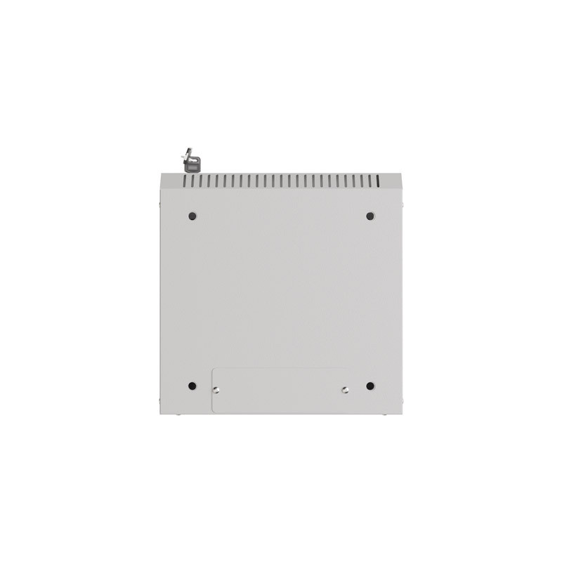 LANBERG RACKOVÁ SKRIŇA 10'' NÁSTENNÁ 6U/300X300 (FLAT PACK) S PRESKLENÝMI DVERAMI ŠEDÁ