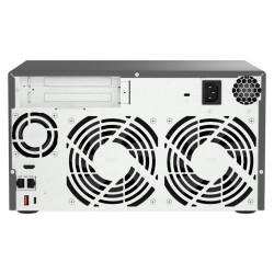QNAP TVS-h874-i5-32G (6core 4,4 GHz, ZFS, 32 GB RAM, 8x SATA, 2x M.2 NVMe, 2x PCIe, 2x 2,5GbE, HDMI)