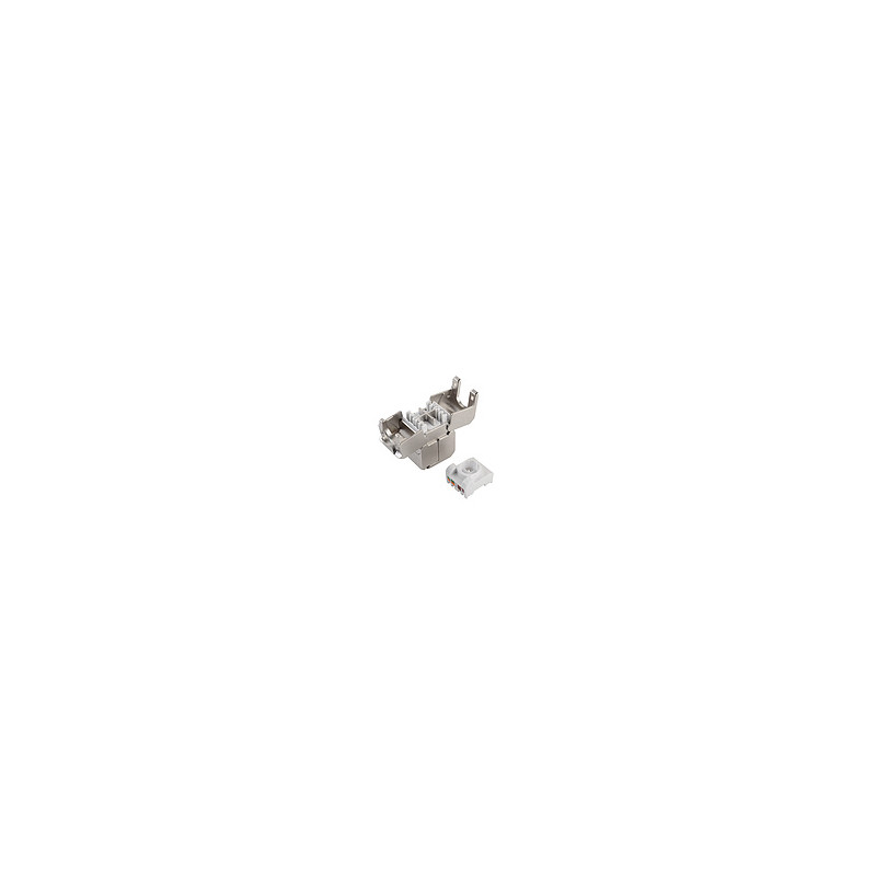 SOLARIX - Samorezná spojka CAT6A STP SXSPJ-6A-STP-BK-SA