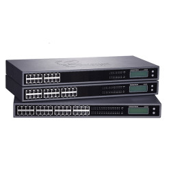 Grandstream GXW4224, VoIP, SIP, 24x FXS, 1x Gbit LAN, grafický displej, 2x RJ21, rack