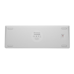 Genesis herná klávesnica THOR 660 G2/Gateron Brown/USB+BT/US layout/Biela