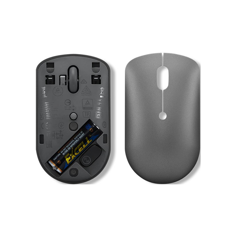 Lenovo 540/Cestová/Optická/2 400 DPI/Bezdrôtová USB/Sivá