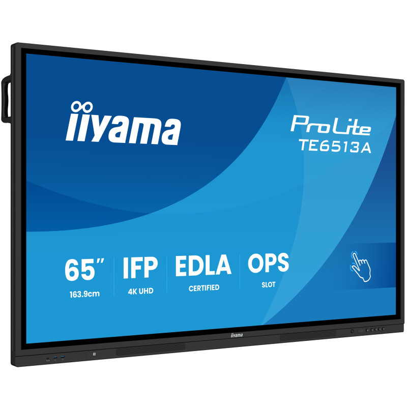65'' iiyama TE6513A-B2AG: IPS, 4K, 40P, EDLÁ