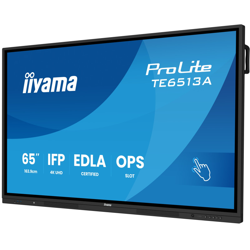 65'' iiyama TE6513A-B2AG: IPS, 4K, 40P, EDLÁ