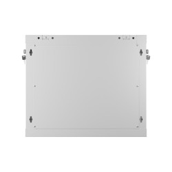 LANBERG - NÁSTENNÁ INŠTALAČNÁ SKRIŇA 19'' 9U 600X450 ŠEDÉ PERFOROVANÉ DVERE - PLOCHÉ BALENIE