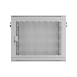 LANBERG - NÁSTENNÁ INŠTALAČNÁ SKRIŇA 19'' 9U 600X450 ŠEDÉ PERFOROVANÉ DVERE - PLOCHÉ BALENIE