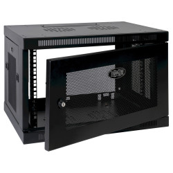 EATON - Skriňa SmartRack 9U, Š - 600mm, Hl - 450mm, hĺbka pre prepínače, montáž na stenu