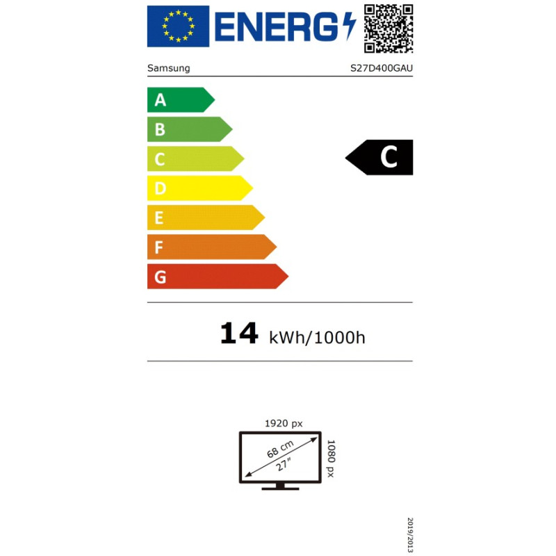 Samsung Essential S4/LS27D400GAUXEN/27''/IPS/FHD/100Hz/5ms/Čierna/2R