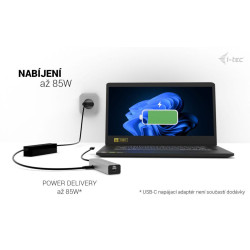 i-tec USB-C Charging HUB 5port s USB-C video 8K, Power Delivery 85W