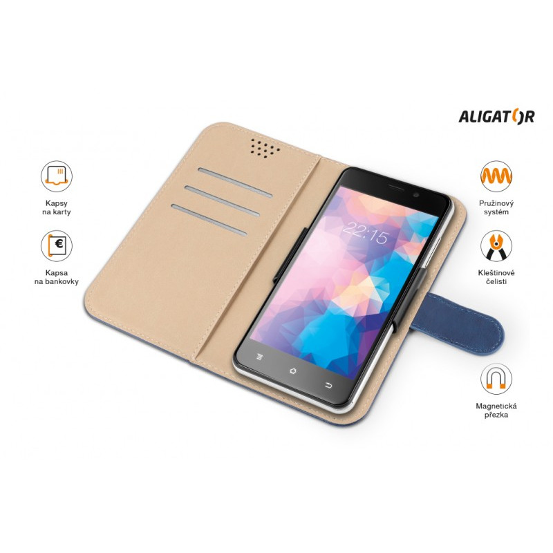 ALIGATOR Puzdro UNI-FIX, vel.XXL(170*83) modrá