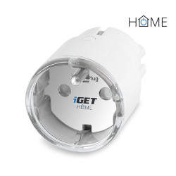 iGET HOME Power 1 - WiFi múdra zásuvka 230V, samostatná, meranie spotreby, 3680W, 16 A