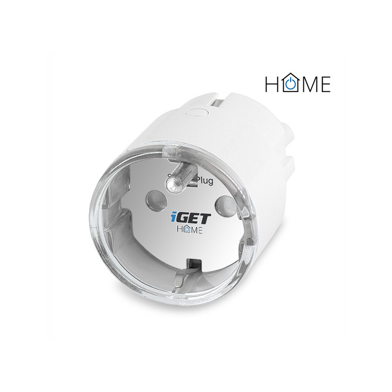 iGET HOME Power 1 - WiFi múdra zásuvka 230V, samostatná, meranie spotreby, 3680W, 16 A
