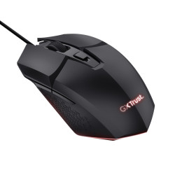 TRUST GXT 109 FELOX/Herná/Optická/Pre pravákov/6 400 DPI/Drôtová USB/Čierna