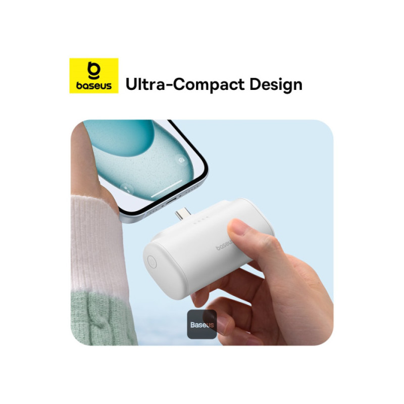 NONAME - Baseus power banka 5000mAh 20W USB-C biela