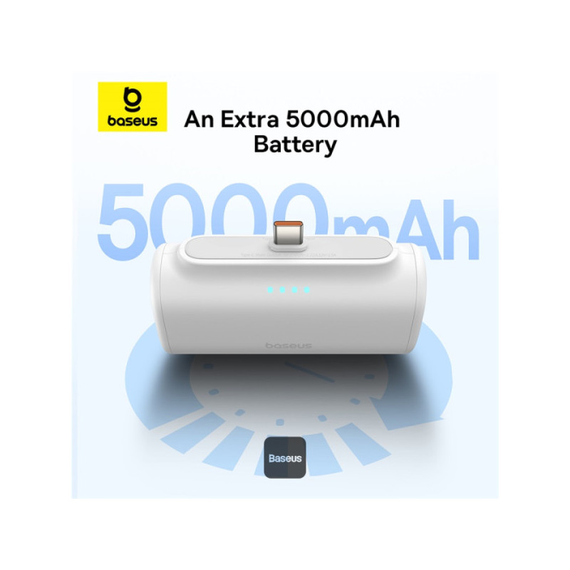 NONAME - Baseus power banka 5000mAh 20W USB-C biela
