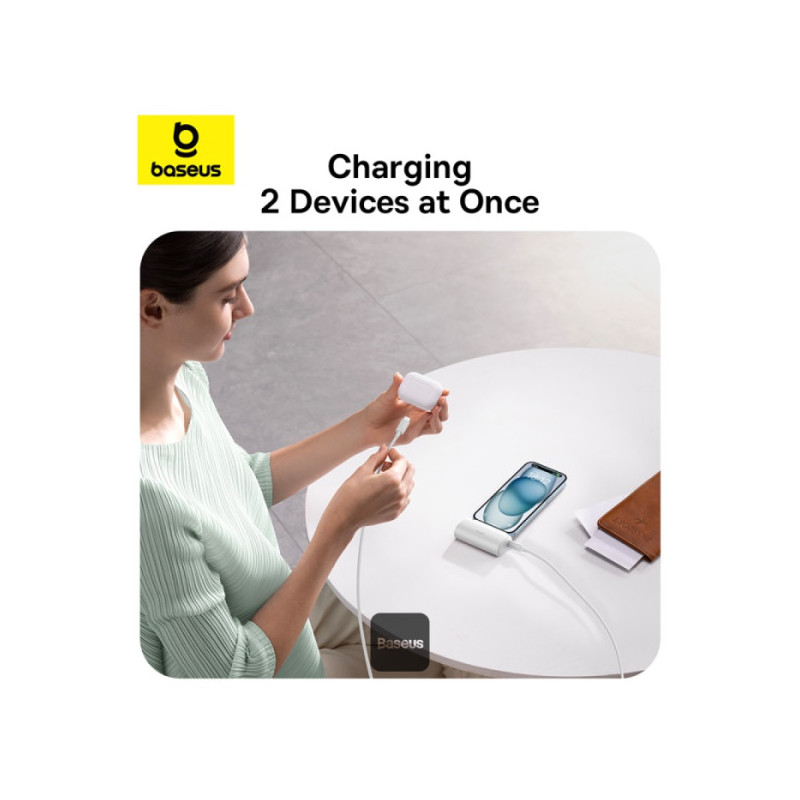 NONAME - Baseus power banka 5000mAh 20W USB-C biela