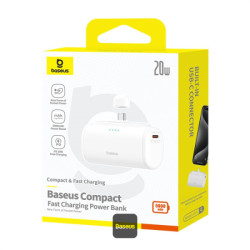 NONAME - Baseus power banka 5000mAh 20W USB-C biela