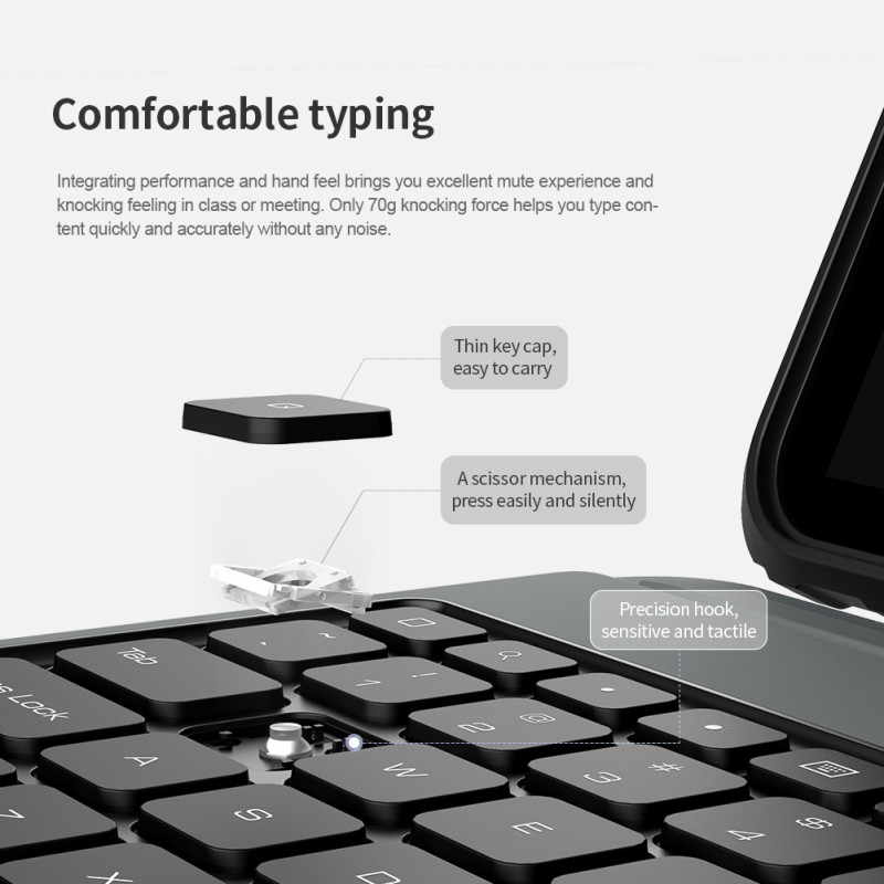 Nillkin Bumper Combo Keyboard Case pre iPad Pro 12.9 2020/2021/2022/ Air 13 2024/2025 Black