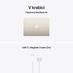 Apple MacBook Air 13''/M5/13,6''/2560x1664/24GB/1TB/M5/Tahoe/Starlight/1R