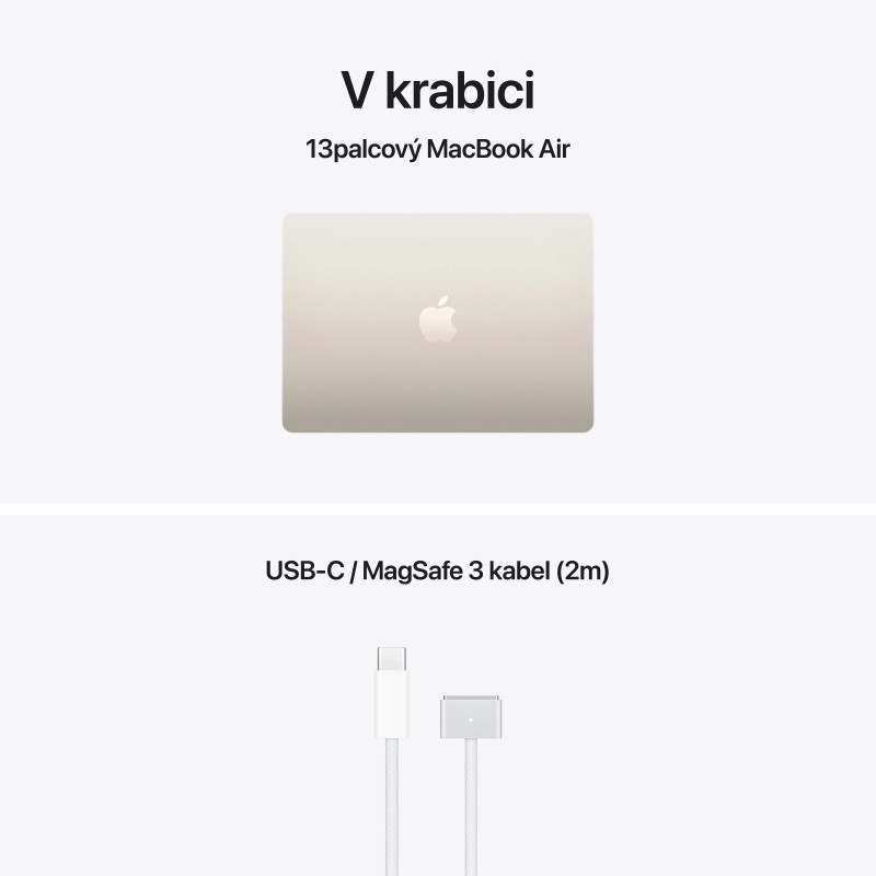 Apple MacBook Air 13''/M5/13,6''/2560x1664/24GB/1TB/M5/Tahoe/Starlight/1R