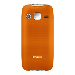 EVOLVEO EasyPhone XR, mobilný telefón pre seniorov s nabíjacím stojanom, oranžový