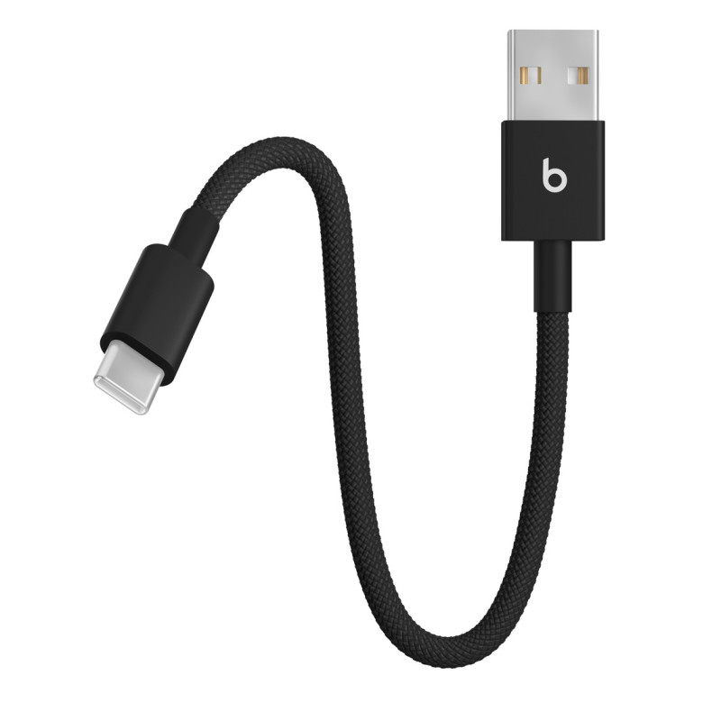 APPLE - Beats USB-A / USB-C Woven Cable (20cm) - Bolt Black