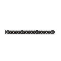LANBERG PATCH PANEL 24 PORTOV 1U 19'' CAT.6 FTP TIENE ČIERNY