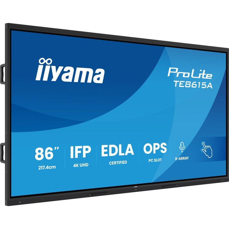 86'' iiyama TE8615A-B2AG: IPS, 4K, EDLÁ, NFC