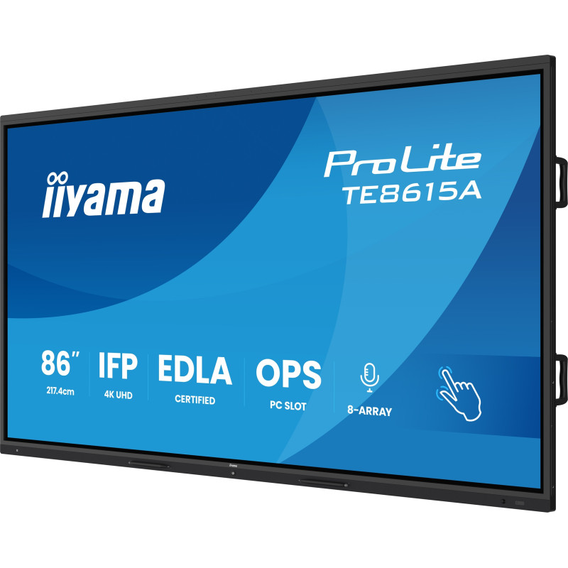 86'' iiyama TE8615A-B2AG: IPS, 4K, EDLÁ, NFC