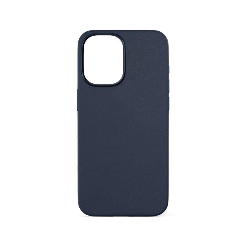 Epico Mag+ kožený kryt iPhone 16 - modrá