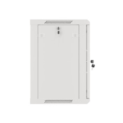 LANBERG RACKOVÁ SKRIŇA 19'' NÁSTENNÁ 12U/600X450 PRO VLASTNÚ MONTÁŽ S KOVOVÝMI DVERAMI ŠEDÁ