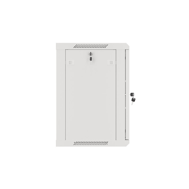 LANBERG RACKOVÁ SKRIŇA 19'' NÁSTENNÁ 12U/600X450 PRO VLASTNÚ MONTÁŽ S KOVOVÝMI DVERAMI ŠEDÁ