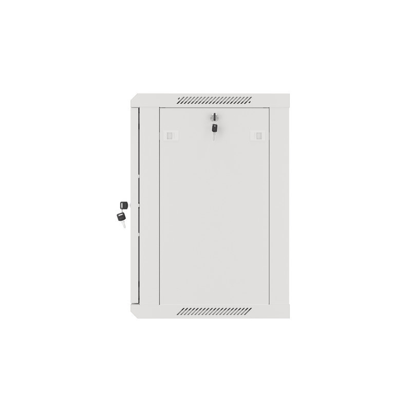LANBERG RACKOVÁ SKRIŇA 19'' NÁSTENNÁ 12U/600X450 PRO VLASTNÚ MONTÁŽ S KOVOVÝMI DVERAMI ŠEDÁ
