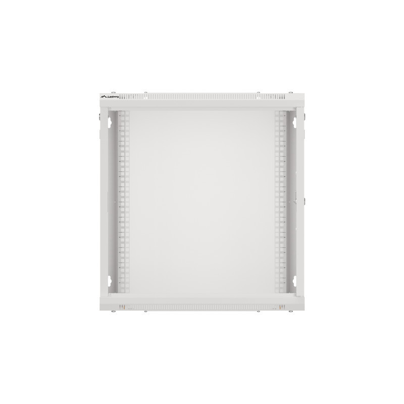 LANBERG RACKOVÁ SKRIŇA 19'' NÁSTENNÁ 12U/600X450 PRO VLASTNÚ MONTÁŽ S KOVOVÝMI DVERAMI ŠEDÁ