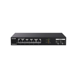 Tenda TEM2007X - Multi-gigabit switch, 5x 2.5G RJ45 + 2x 10G SFP+ port, MAC 16K, ochrana 6kV