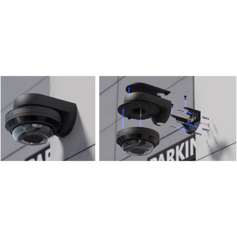 UBIQUITI ENTERPRISE - Ubiquiti UACC-AI-MS-4-AM-B - UniFi Enterprise AI Multi Sensor 4 Camera Arm Mount, čierna