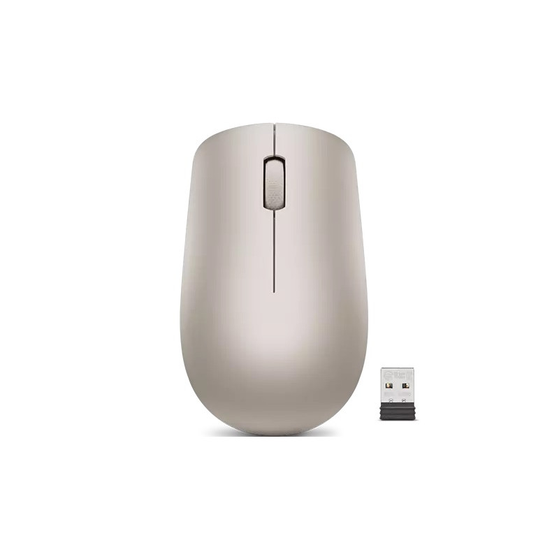 Lenovo 530/Cestová/Optická/1 200 DPI/Bezdrôtová USB/Almond