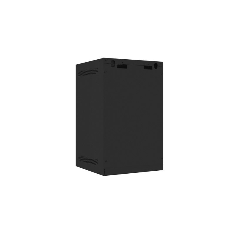 LANBERG RACKOVÁ SKRIŇA 10'' PRO MONTÁŽ NA STENU 9U/280X310 PRO VLASTNÚ MONTÁŽ S KOVOVÝMI DVERAMI ČIERNA