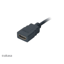 AKASA - HDMI na mikro HDMI adaptér - 25 cm
