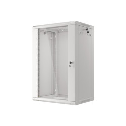 LANBERG 19'' RACKOVÁ SKRIŇA PRO MONTÁŽ NA STENU 18U/600X450 (FLAT PACK) ŠEDÁ V2