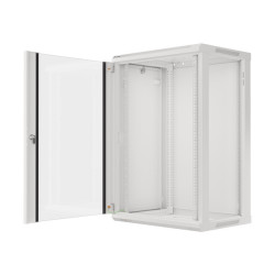 LANBERG 19'' RACKOVÁ SKRIŇA PRO MONTÁŽ NA STENU 18U/600X450 (FLAT PACK) ŠEDÁ V2