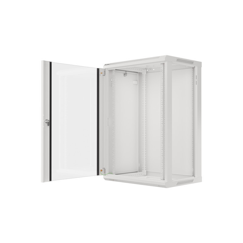 LANBERG 19'' RACKOVÁ SKRIŇA PRO MONTÁŽ NA STENU 18U/600X450 (FLAT PACK) ŠEDÁ V2