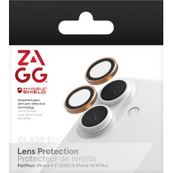 ZAGG Ochranná čočka Premium pre Apple iPhone 17/16/16+ - oranžová